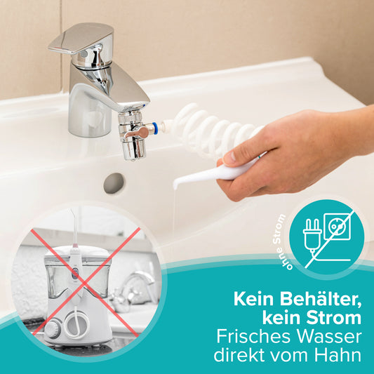 Silodent Munddusche für den Wasserhahn