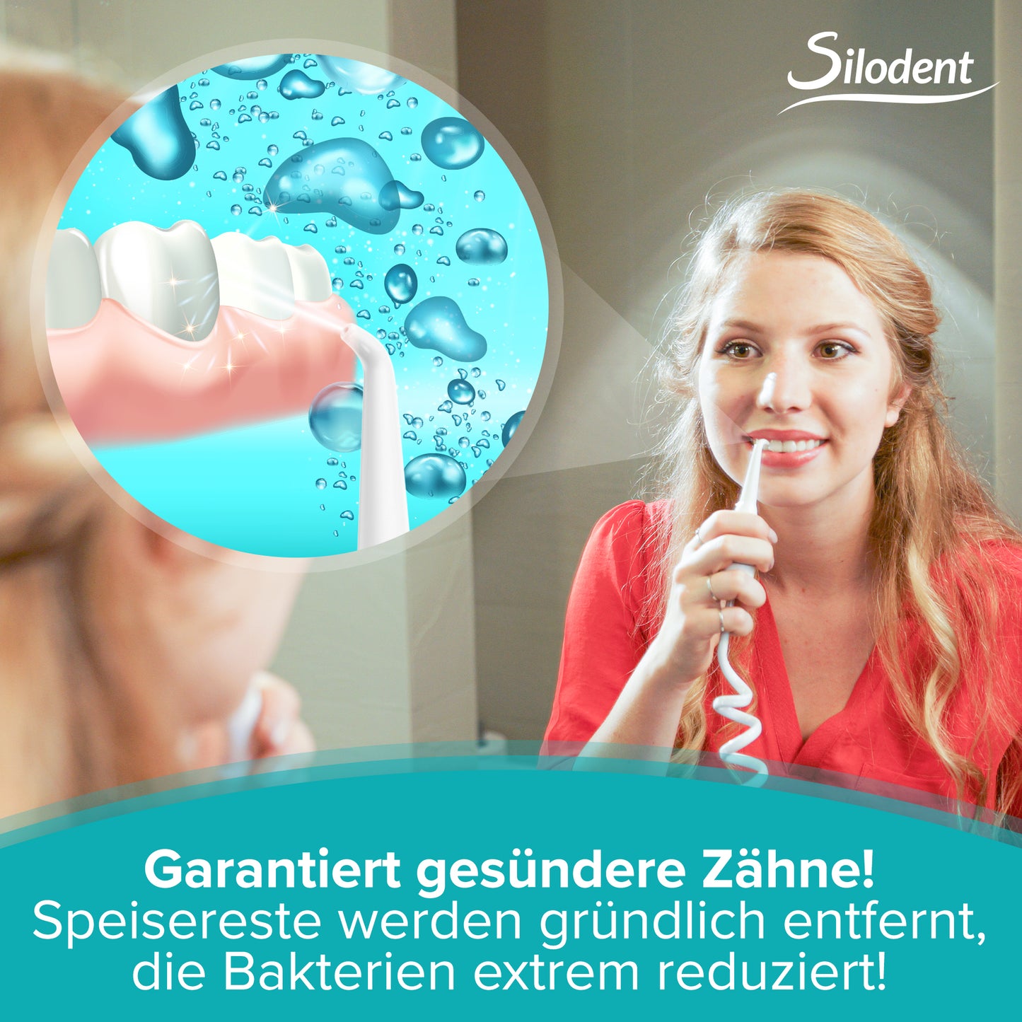Silodent Munddusche für den Wasserhahn