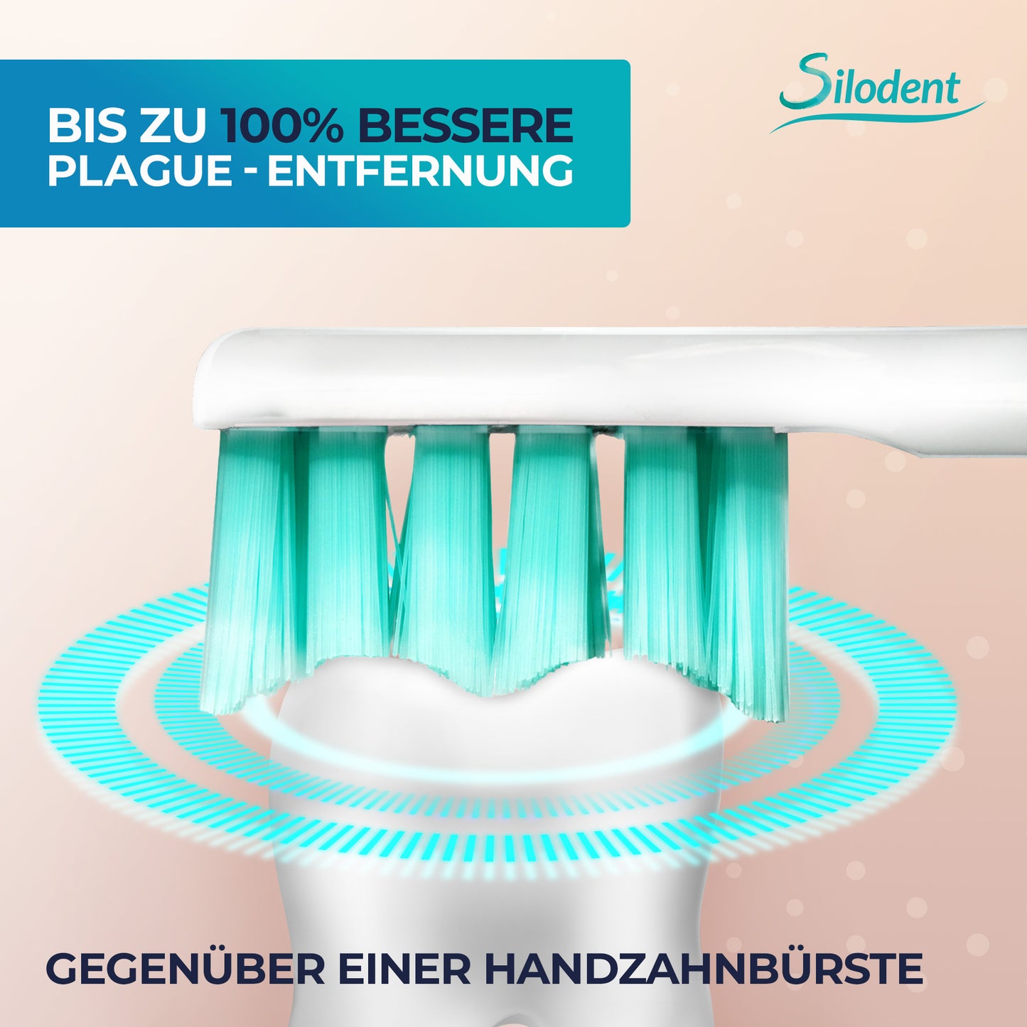 Silodent Schallzahnbürste Champagne
