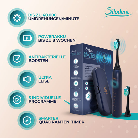 Silodent Schallzahnbürste Midnight Blue