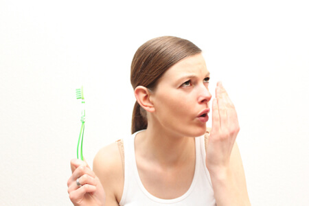Bacteria in the mouth can cause halitosis, bad breath in general and especially in the morning.